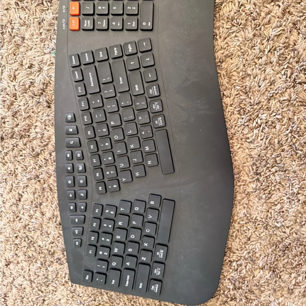 Black Ergonomic Keyboard
